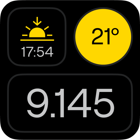 Plan your adventure and track your steps, sunset time, and local weather.